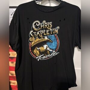 Chris Stapleton Black Graphic T-Shirt